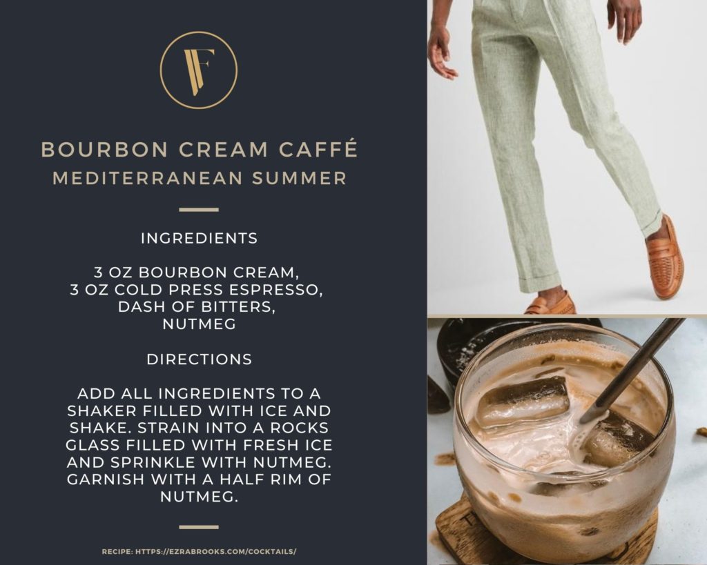 linen pants and bourbon